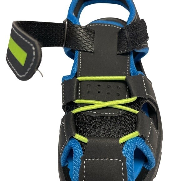 NEW BOYS RUGGED BEAR SZ 1 CLOSED TOE SPORT SANDALS athletic water shoe - Picture 3 of 8